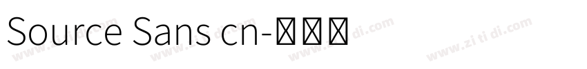 Source Sans cn字体转换 Source Sans cn字体转换